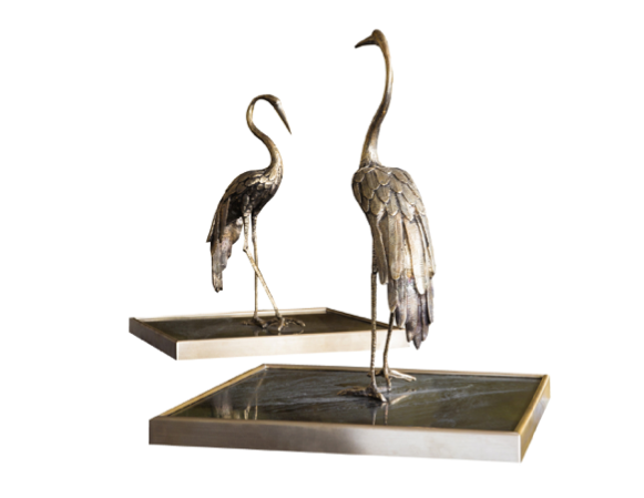 Heron I and II - Galerie Negropontes