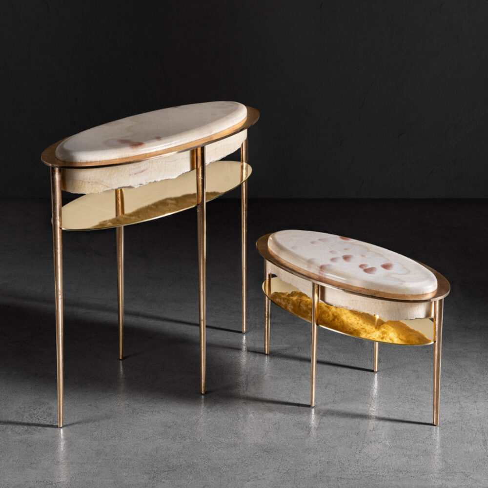 Echo Oval Cremino - Galerie Negropontes