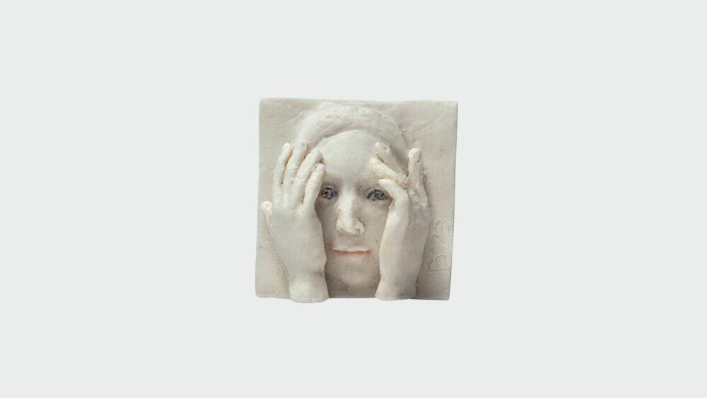 “Camée” blanc 2 - Galerie Negropontes