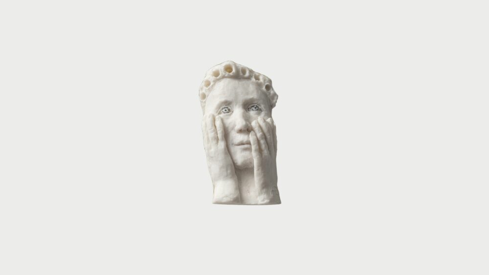 “Camée” penseuse blanche - Galerie Negropontes