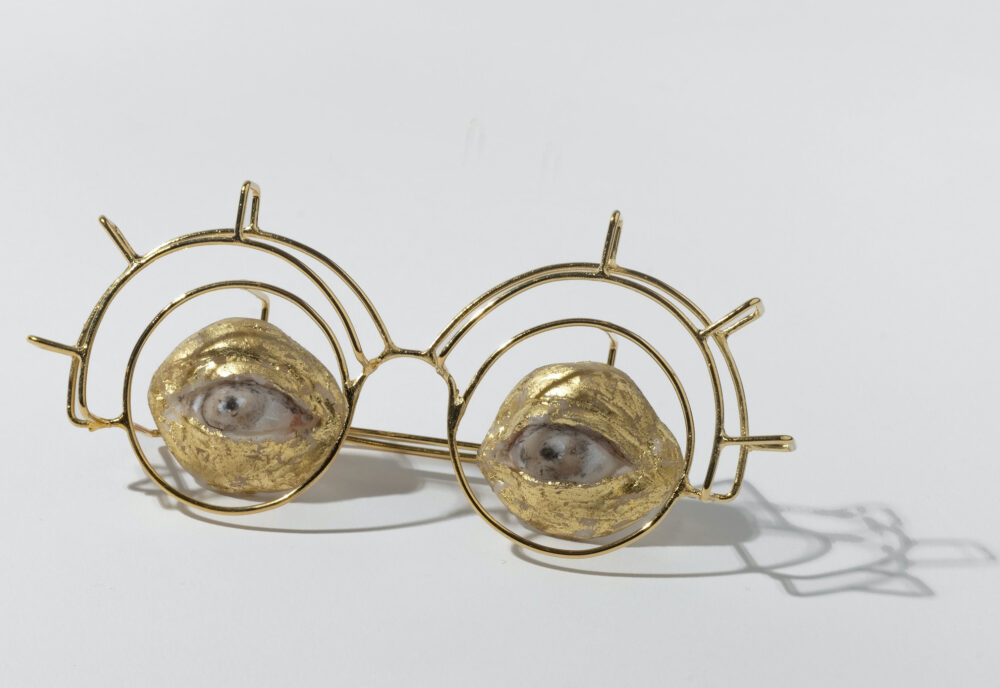 Lunettes marrons - Galerie Negropontes