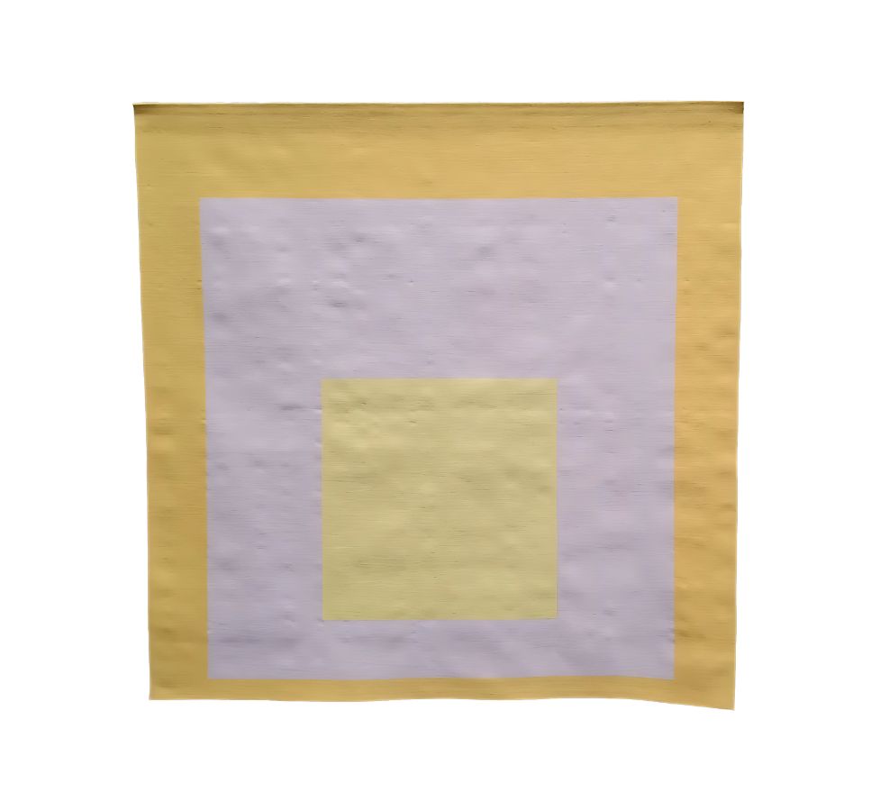 Carré Jaune sur Fond Jaune - Galerie Negropontes