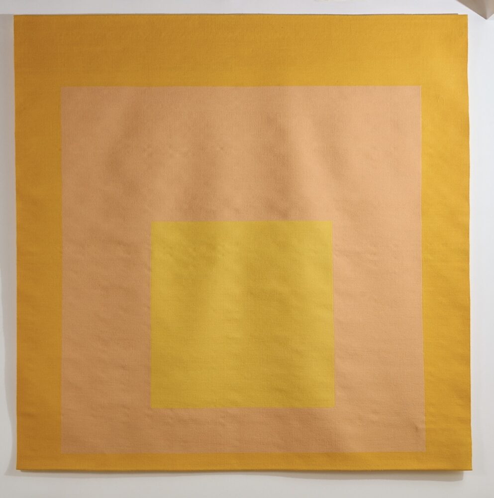 Carré Jaune sur Fond Jaune - Galerie Negropontes