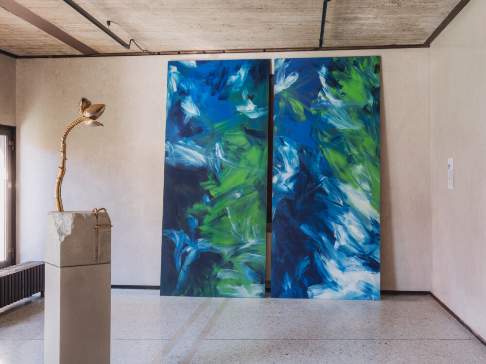 Hommage à Monet I & II - Galerie Negropontes