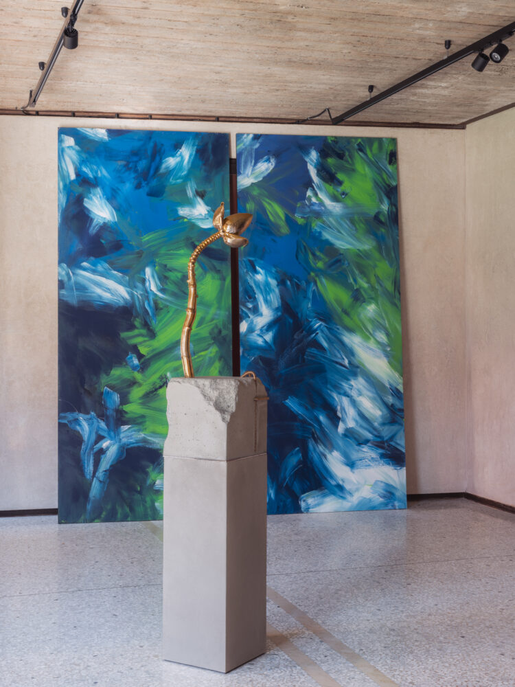 Hommage à Monet I & II - Galerie Negropontes