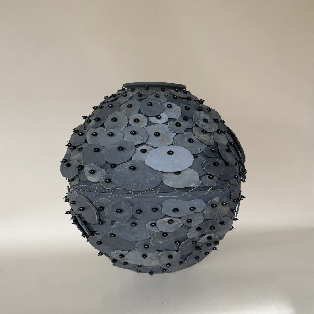 Vaso in ardesia 2 - Galerie Negropontes